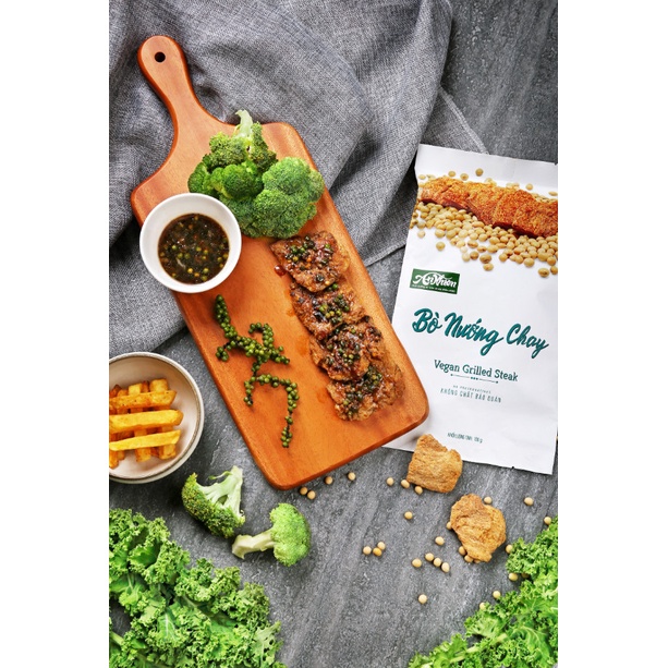 [HÀNG CÔNG TY] 250G Bò Nướng Chay An Nhiên, Thịt Chay, Thực Phẩm Chay Dinh Dưỡng, Thuần Chay Healthy, Đồ Ăn Chay