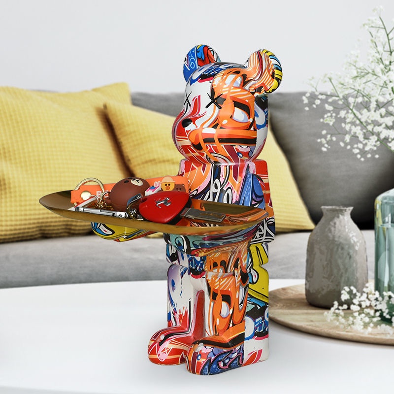 Khay Đựng Chìa Khóa Hình Gấu Độc Đáo Trang Trí Nhà Cửa DIY