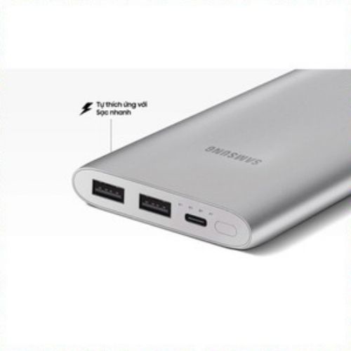 Sạc Dự Phòng Samsung EB-P110 Dung Lượng 10.000mAh 2 Cổng USB + 1 Type-C - Chính Hãng BH 12 Tháng, Sạc Dự Phòng PD