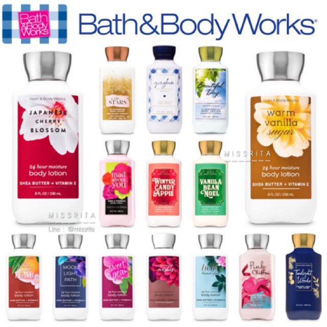 SỮA DƯỠNG THỂ BATH & BODY WORKS ĐỦ MÙI 236ML