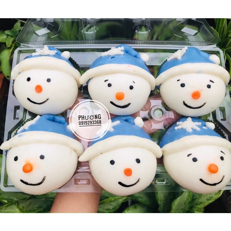 (50 cái) Hộp Nhựa Đựng Bánh Tart Trứng, Bánh Bao, Hộp Nhựa 2 ô và 4 ô