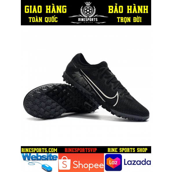 (HÀNG THAILAND) GIÀY BÓNG ĐÁ SÂN CỎ NHÂN TẠO 𝗡𝗶𝗸𝗲 Mercurial Vapor 13 Pro đen TF.CAM KẾT Y HÌNH-CAM KẾT HÀNG