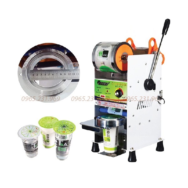 Máy dập cốc Eton B9, Eton D7, máy ép màng, ép miệng ly trà sữa, nước ép, cafe, sinh tố, canh, nước mía siêu bền