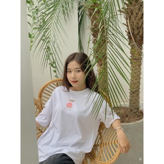 Áo thun ngực thêu trái đào 1061 AP389 1994closet