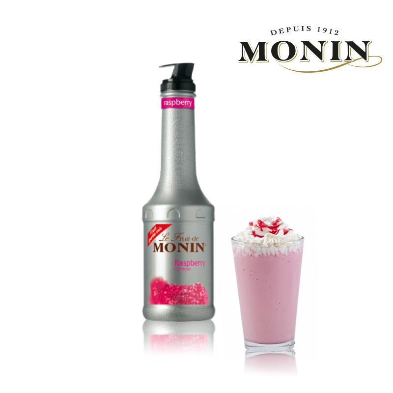 Mứt sệt Monin Raspberry Puree 1L- Mứt monin phúc bồn tử chai 1L