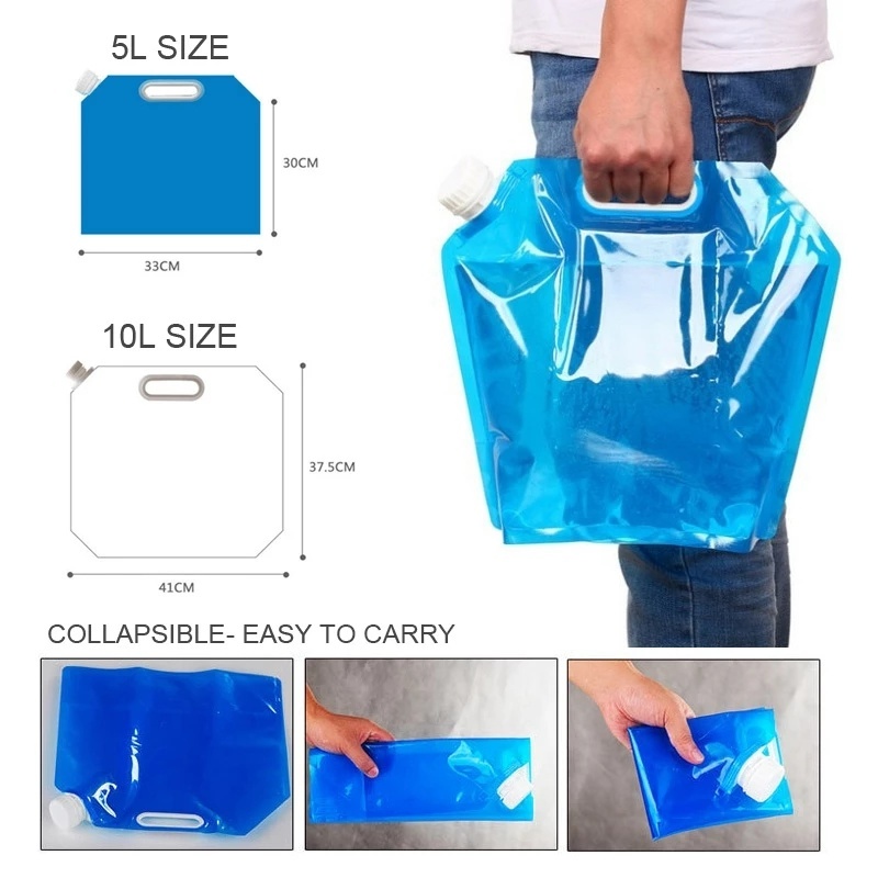 Túi đựng nước 5/ 10L gọn nhẹ có thể gấp gọn tiện dụng mang theo du lịch cắm trại