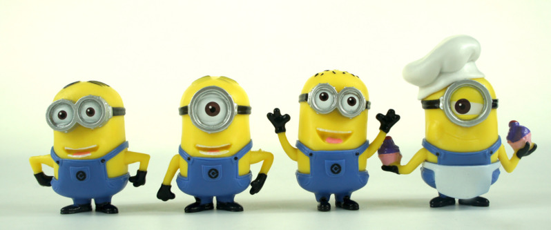 Set 8 Mô Hình Nhân Vật Minion Trong Phim Hoạt Hình Despicable Me