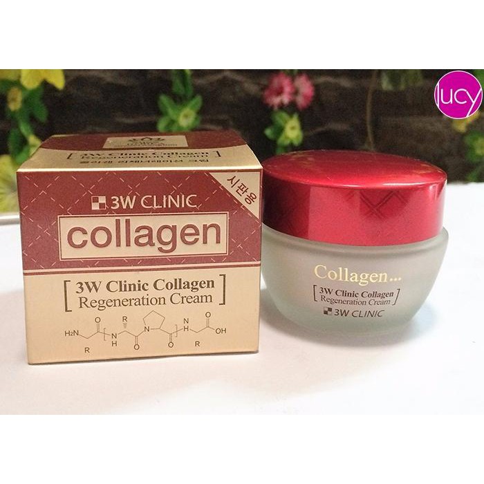 Kem dưỡng da săn chắc chống lão hóa Collagen 3W CLINIC COLLAGEN REGENERATION CREAM