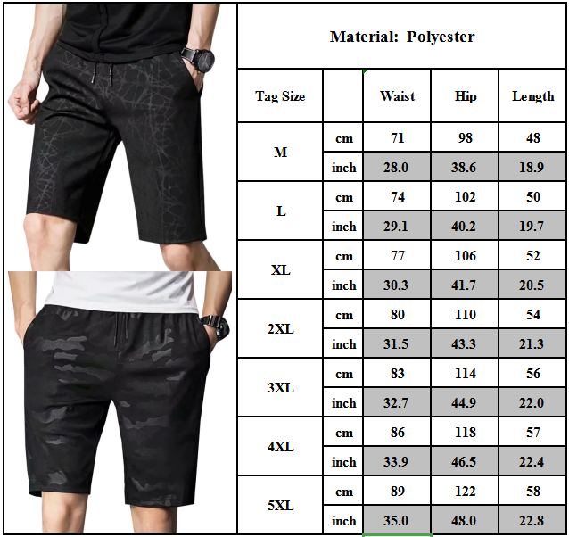 Quần ngắn thể thao phối dây rút cho nam