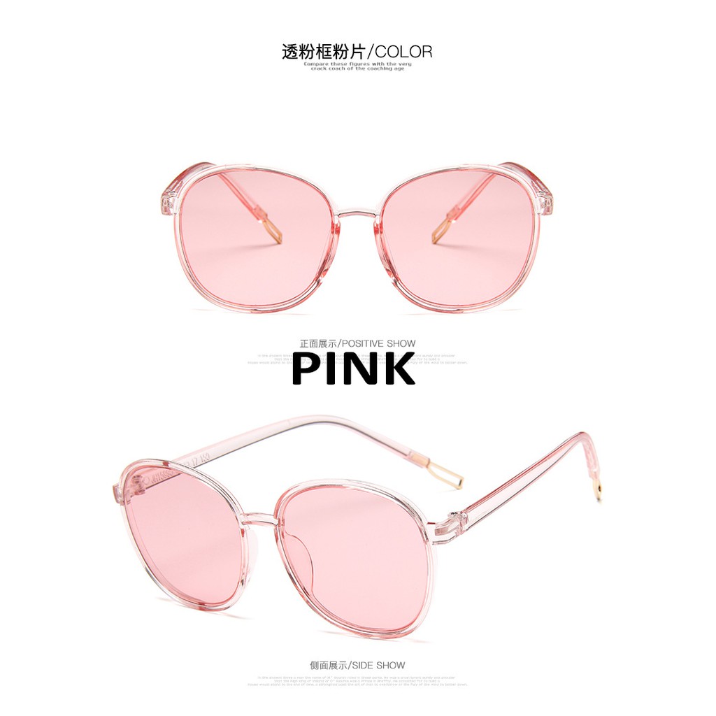 Kính mát cỡ lớn chống tia UV400 phong cách Hàn Quốc cho nam và nữ | BigBuy360 - bigbuy360.vn