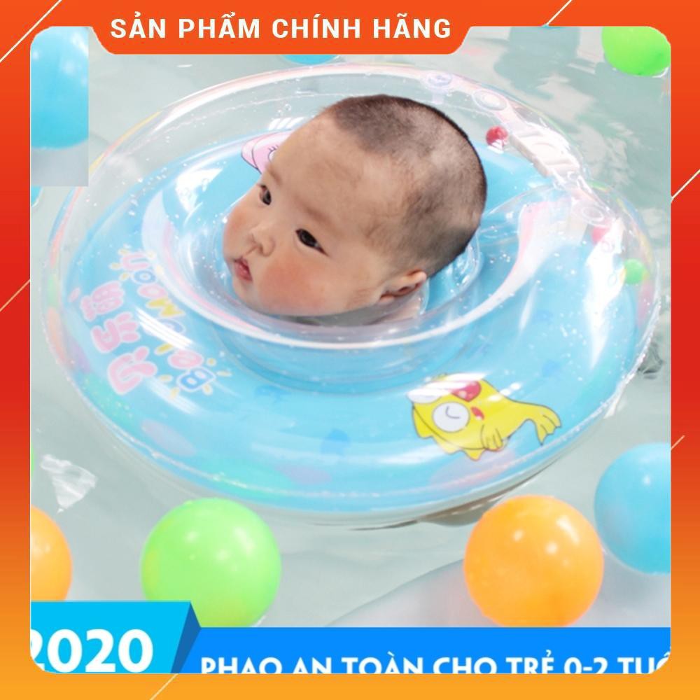 Vòng cổ bơi em bé 0-2 tuổi - Phao bơi bơm hơi cho bé sơ sinh an toàn khi tắm Phao cổ Bán chạy Mới 2020