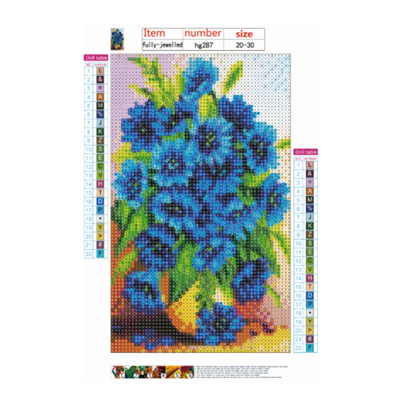 Bộ Tranh Đính Đá 5D Toàn Diện Họa Tiết Hoa Độc Đáo Trang Trí Nhà Cửa