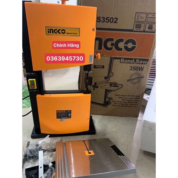 INGCO Máy cưa lọng bàn 350W BAS3502 CHÍNH HÃNG