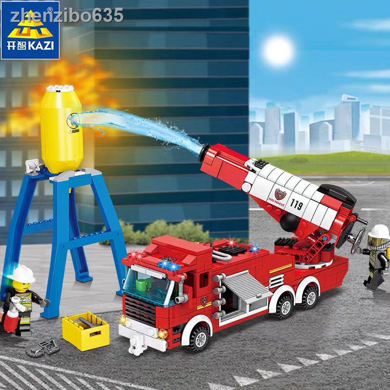 LEGO ❐♗Bộ Đồ Chơi Lắp Ráp Mô Hình Xe Cứu Hỏa Đa Năng Dành Cho Bé Trai