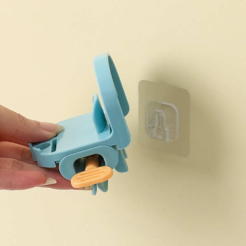 Dụng Cụ Đa Năng Dán Tường Phòng Tắm: Kẹp Ép Kem Đánh Răng, Treo Bàn Chải, Úp Cốc, Sử Dụng Miếng Dán 3M Kingler  4019