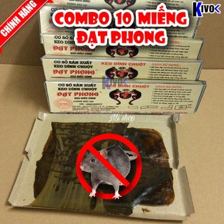Keo Dính Chuột Siêu Dính Bãy Chuột Cống To Lớn ĐẠT PHONG - Tấm Keo Bẫy Chuột - Keo Dán ChuộT
