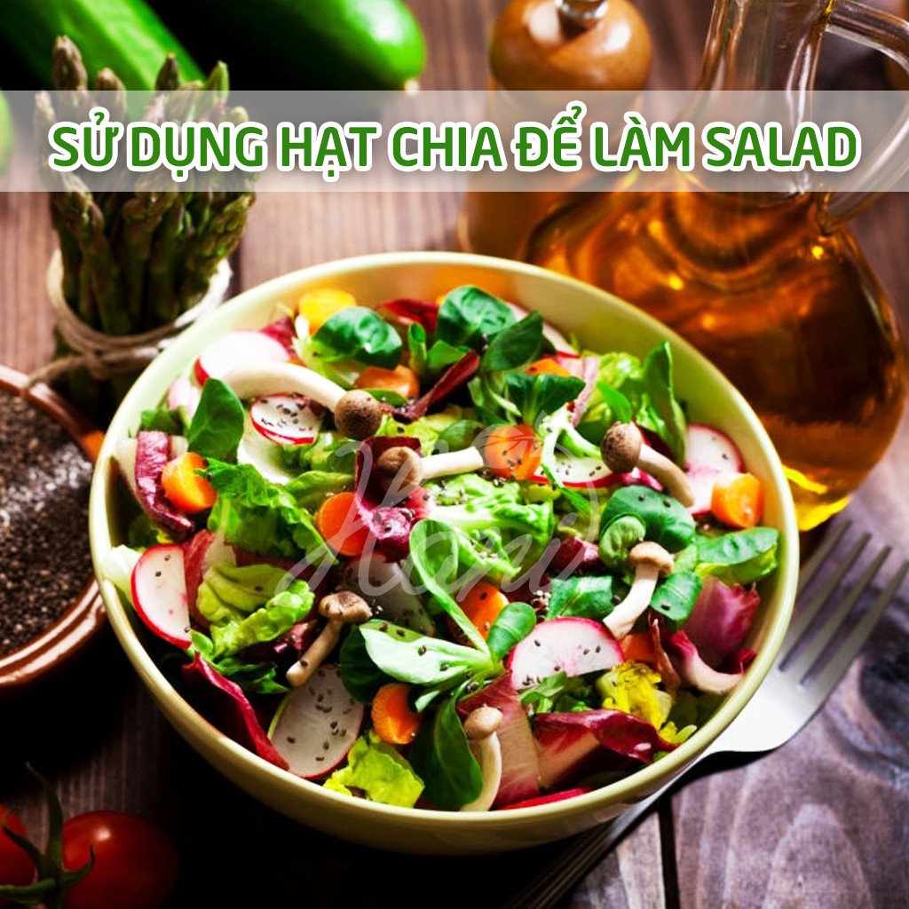 Hạt Chia Úc 500g Organic Chia Seeds Túi Đen hàng chuẩn date mới 🎶  HANI FOOD
