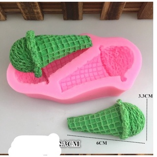 Khuôn Silicon Cặp Cây Kem