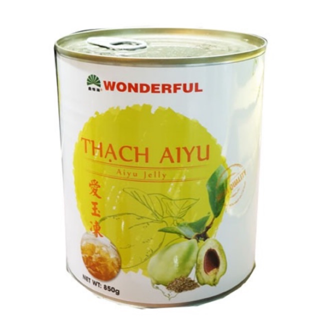 Thạch Ái tử (Aiyu) Wonderful đóng hộp 850g