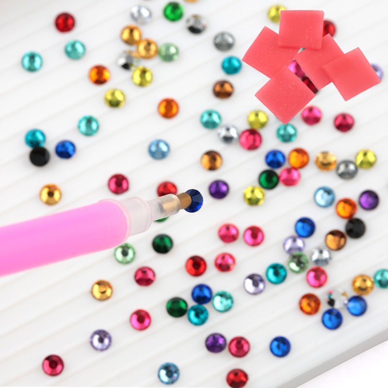 Qiao Bộ Dụng Cụ Làm Tranh Đính Đá Tự Làm Có Que Dính