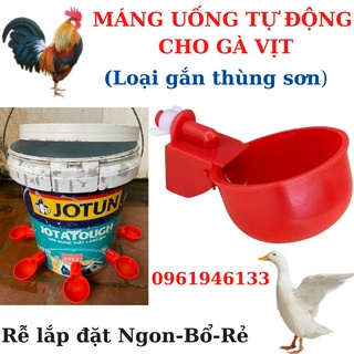 Cốc uống nước tự động, bát uống tự động cho gà,vịt,ngan.