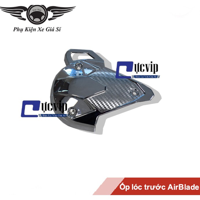 [Rẻ Vô Địch] Ốp Lóc Máy Trước AirBlade 2016 - 2019 Xi Mạ Crom 2583