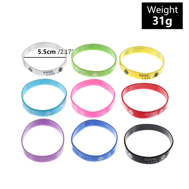 Set 9 Vòng Tay Cỏ Bốn Lá Thời Trang Thể Thao Cho Nam Và Nữ