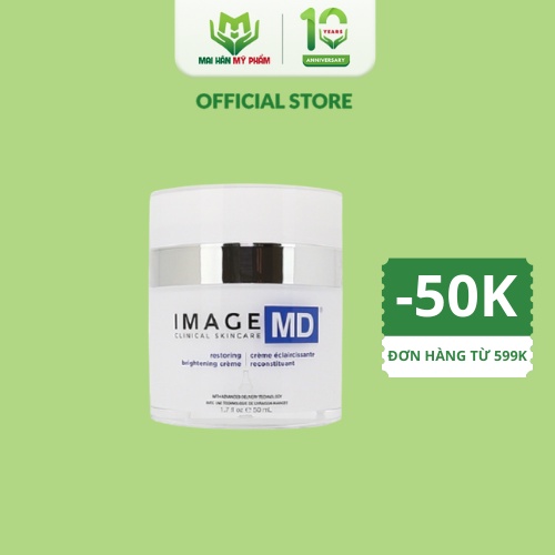 Kem sáng da mờ nám Image Skincare MD Restoring Brightening Crème With Adt Technology Tm 50 ml - Mỹ Phẩm Mai Hân