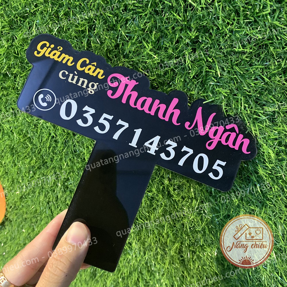 Bảng cầm tay đạo cụ chụp hình sản phẩm _ free thiết kế theo yêu cầu