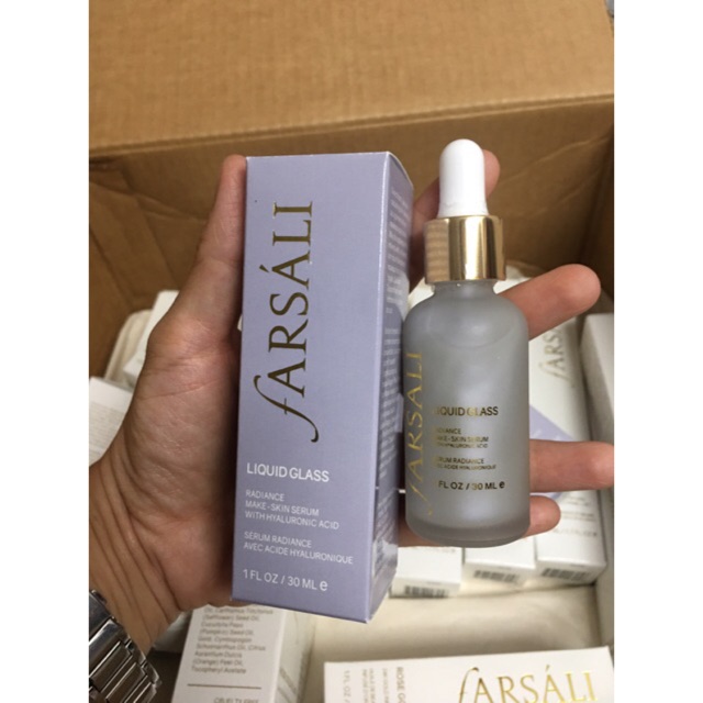 Dầu dưỡng Farsali Rose Gold Elixir, Dầu dưỡng Farsali Liquid Glass, serum pha nền farsali