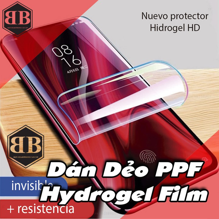 Dán dẻo hydrogel film PPF điện thoại LG V50 5G chỉ mặt sau không viền