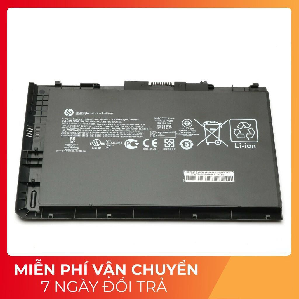  ⚡️[Pin zin] Pin HP EliteBook Folio 9470 9470M 9480 9480M BT04XL Pin zin