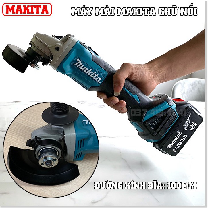 [TẶNG LƯỠI CƯA] Máy Mài Pin Ma kila 118V Tặng Lưỡi Cưa Xích Gắn Máy Mài ChainSaw - Máy Mài Góc, Máy Cắt Cầm Tay, Bào gỗ