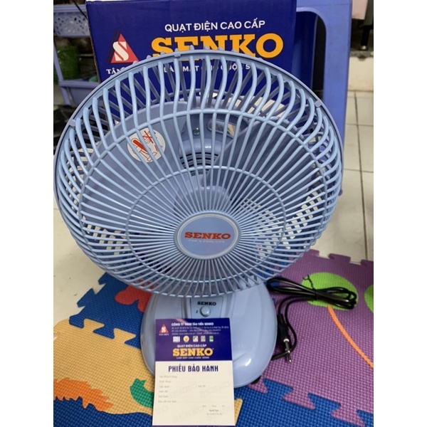 QUẠT BÀN SENKO B102. HÀNG CÔNG TY BẢO HÀNH ĐẦY ĐỦ. MÀU NGẪU NHIÊN