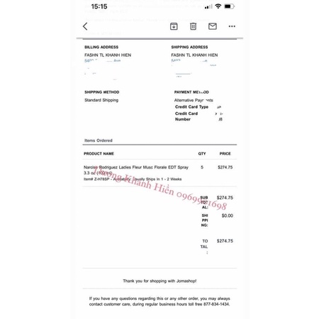 Nươc hoa Rodriguez Fleur Musc Edp