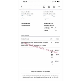 [ Sale 50% ] Nươc hoa Rodriguez Fleur Musc Edp