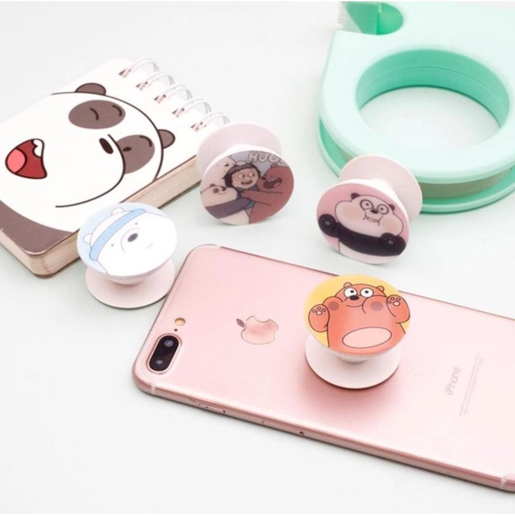 Giá đỡ điện thoại popsocket We Bare Bears Chúng tôi đơn giản là Gấu