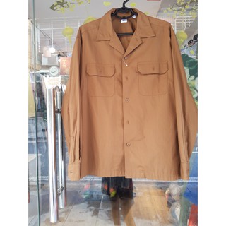 Áo sơ mi UNIQLO cổ vest dài