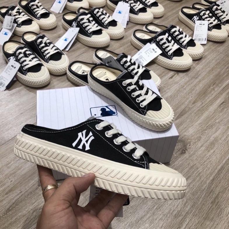 ✅[ Full Box + Bill ] Giày Sục nữ Ny Đạp Gót, Sục MLB màu đẹp bản chuẩn full sz 35-40 hót nhất năm