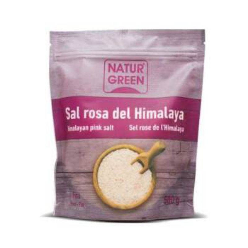 MUỐI HỒNG HIMALAYA NATUR GREEN - Himalayan Pink Salt