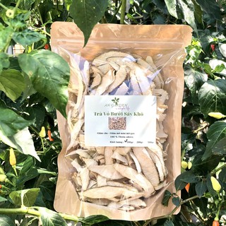 Trà Vỏ Bưởi - Vỏ Bưởi Sấy Khô (100gr) giúp giảm kí tự nhiên, hạ mỡ máu mỡ gan, được phơi khô tự nhiên nhiệt độ 35 độ