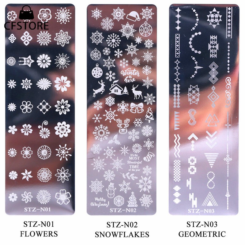 Bảng họa tiết hoa đẹp mắt dùng in trang trí móng tay