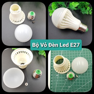 Bộ Vỏ Bóng Đèn E27🍀Đuôi Đèn Chế Đồ Handmade Trang Trí Tiểu Cảnh