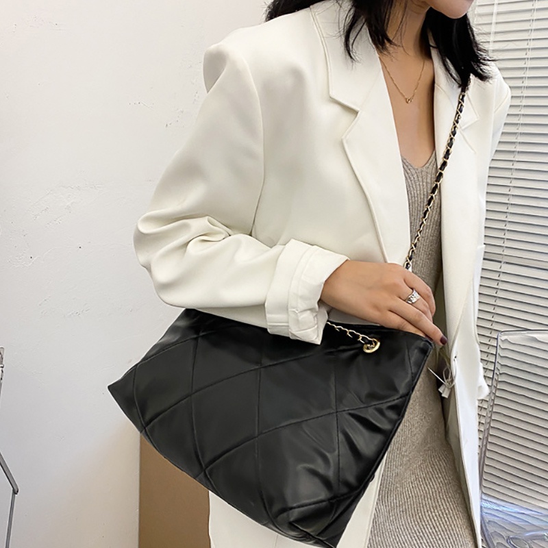 Ielgy Laurens Túi tote Đeo Vai Một Dây Xích Đơn Giản Nhỏ Gọn Phong Cách retro Thời Trang Mới