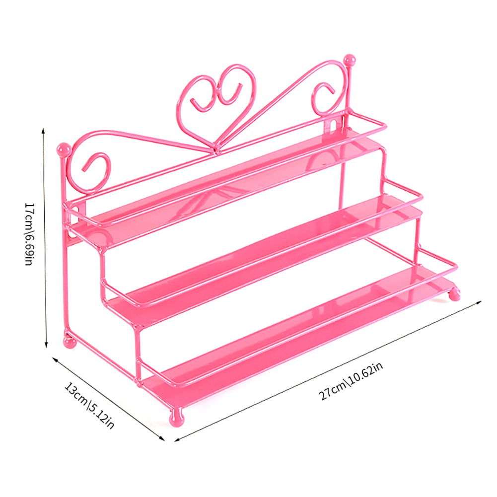 Giá sắt 3 tầng để lọ sơn móng tay