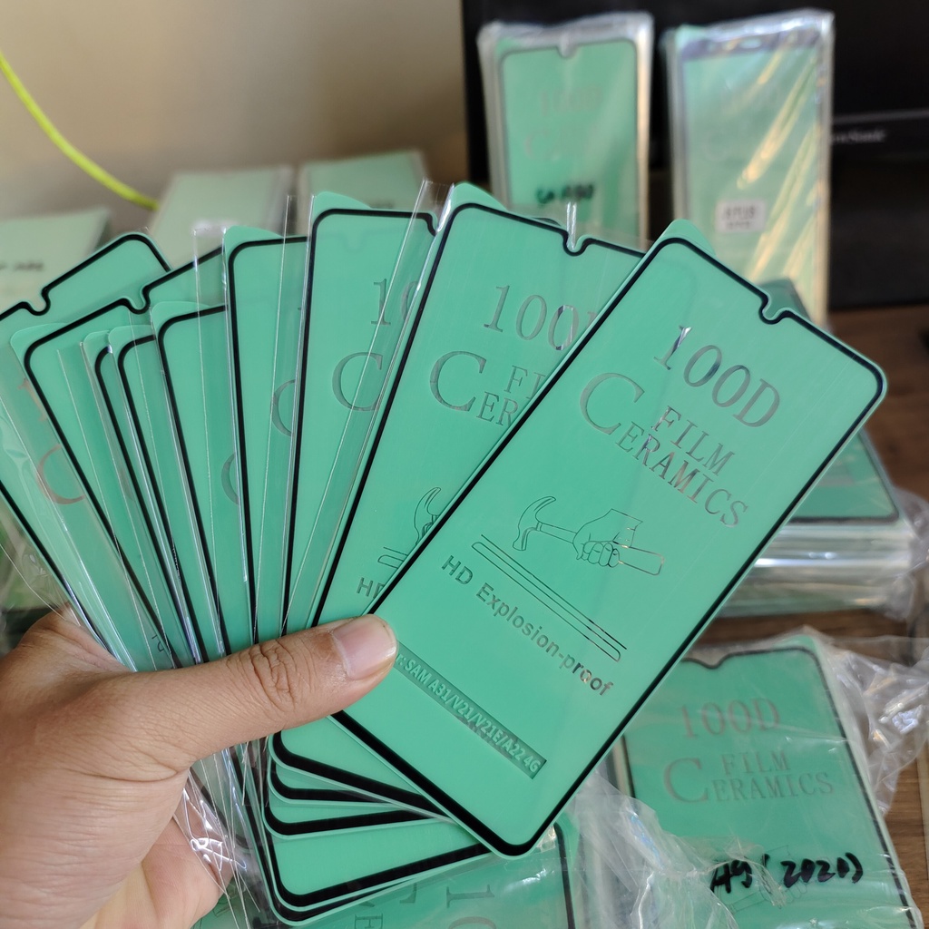 Miếng dán kính cường lực full màn hình Oppo|Cường lực dẻo 100D full màn hình|Cường lực chống mẻ vỡ viền siêu mỏng