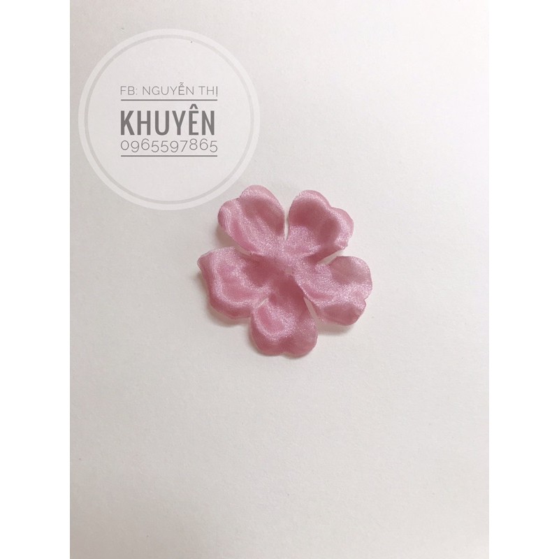 Cánh hoa voan dập sẵn