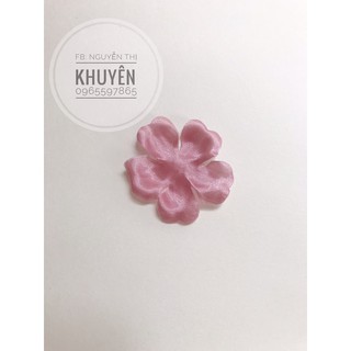 Cánh hoa voan dập sẵn