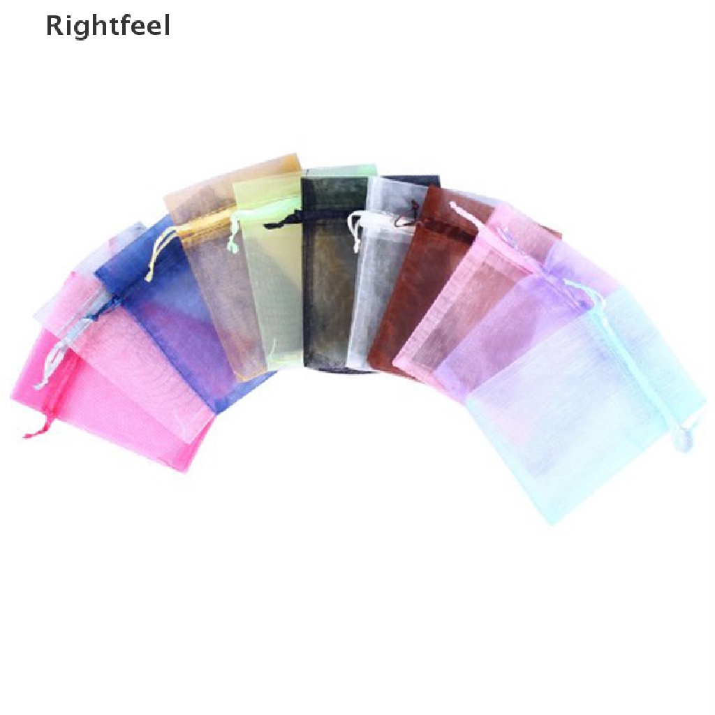 Set 100 túi dây rút đựng quà giáng sinh xinh xắn