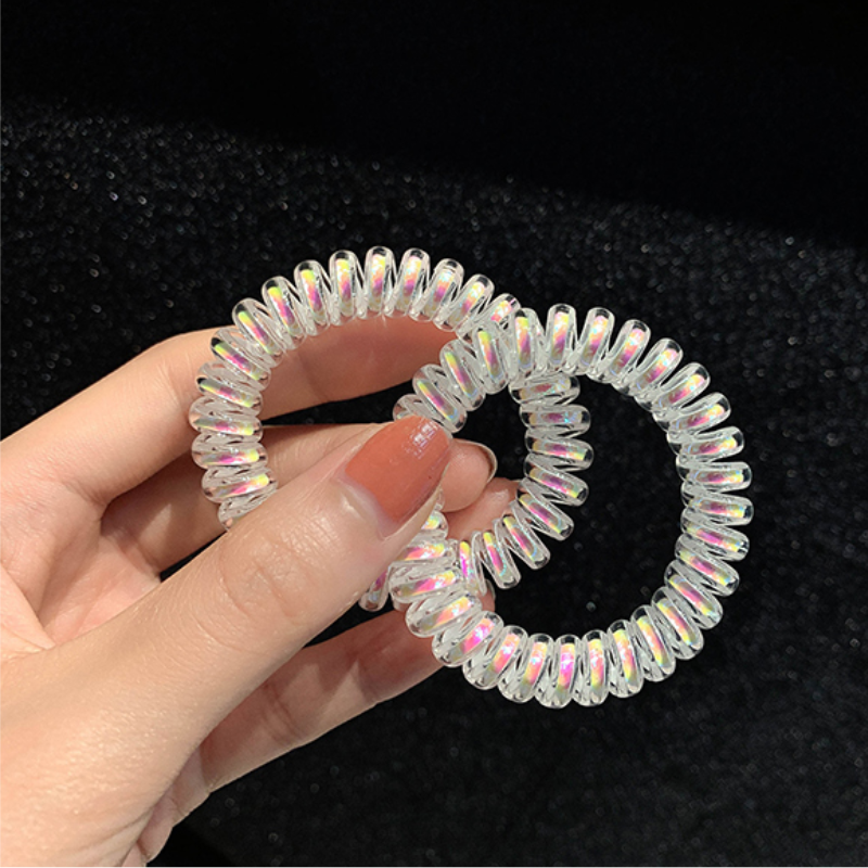 Korean Style Sweet and Simple Phone Cord Hair Ring Fashion Girl Hair Accessories